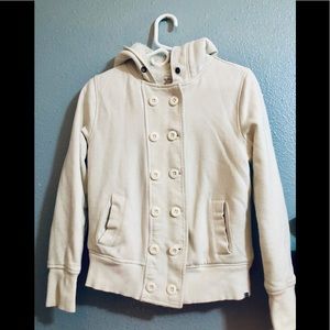 Roxy Zip-up/Button-up Hoodie - Size Medium